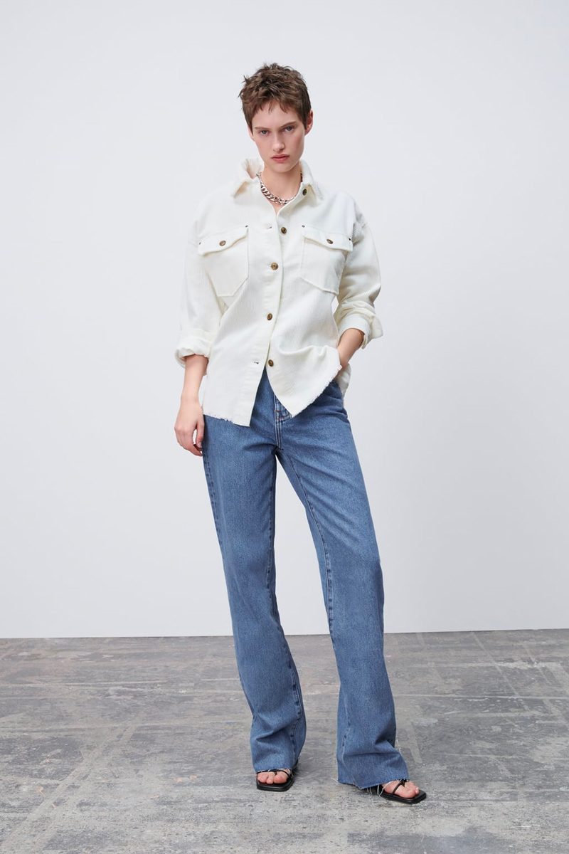 Striped fitted blazer