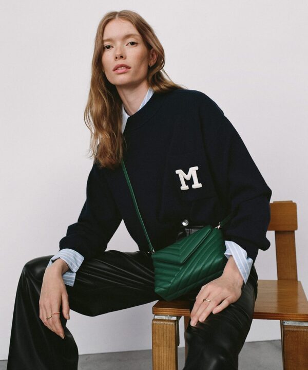 Herringbone double-breasted